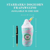 Haute Diggity Dog dog toys Starbarks Dogicorn Frapawccino Plush Squeak Dog Toy