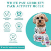 Haute Diggity Dog Toys White Paw Grrriety Pack Interactive Activity House Dog Toy