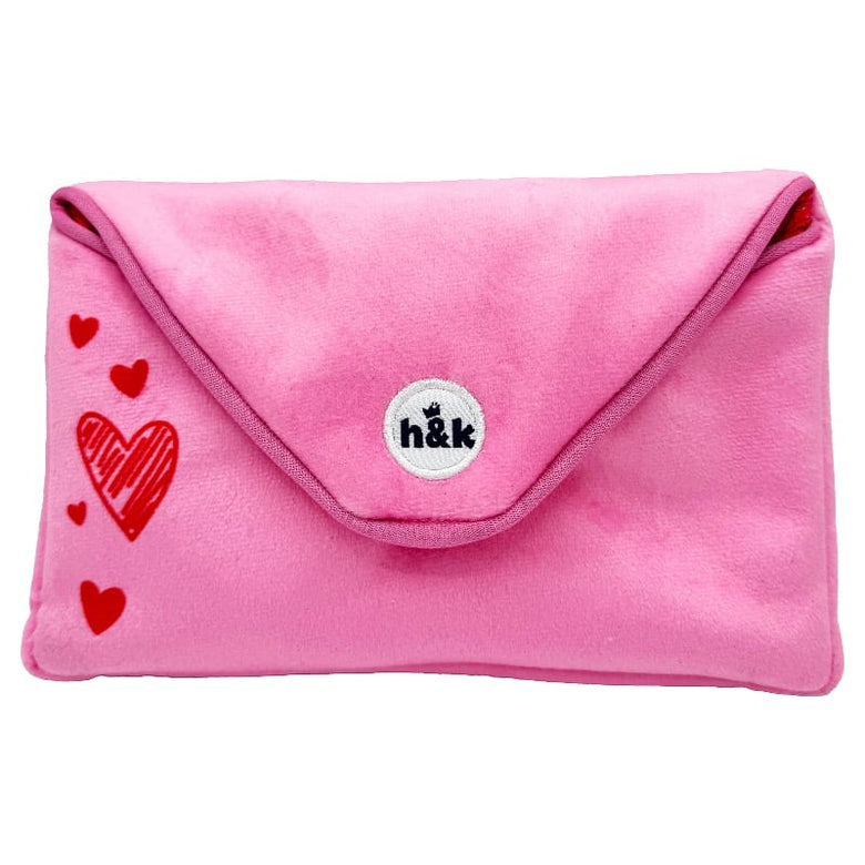 Huxley & Kent Dog Toys Seek 'n Treat Ruff Letter Valentine Plush Speak Dog Toy (Double-Sided)