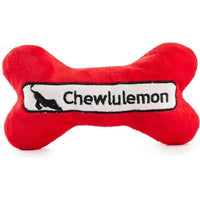 Haute Diggity Dog dog toys Chewlulemon Bone Plush Squeak Dog Toy