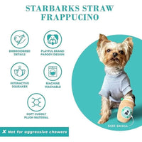 Haute Diggity Dog dog toys Starbarks Frenchie Roast Plush Squeak Dog Toy