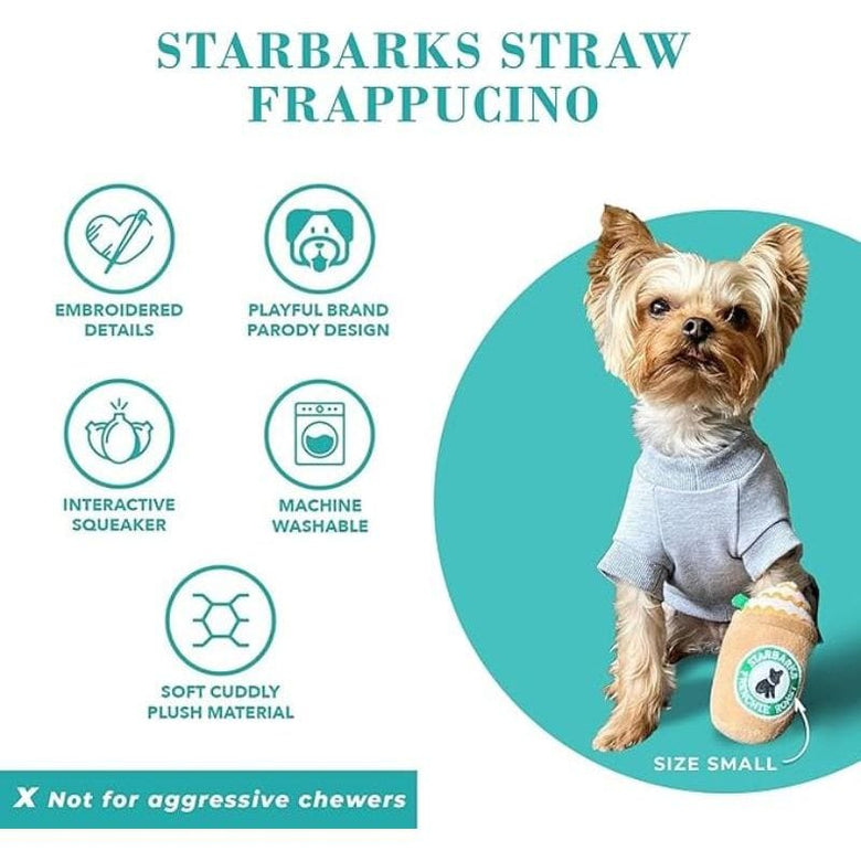 Haute Diggity Dog dog toys Starbarks Frenchie Roast Plush Squeak Dog Toy