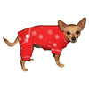 Barker's Bowtique - Home to Hip Doggie & Max's Closet dog apparel Red Snowflake Cozy Pet PJ's
