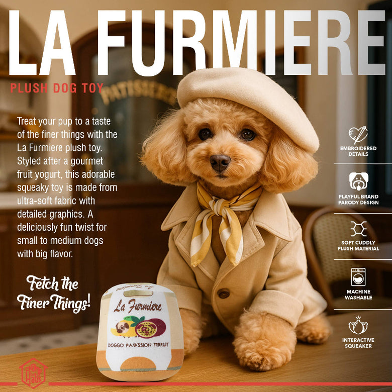Chomp Haus Chomp Haus - La Furmiere – Plush Squeaky Designer Dog Toy