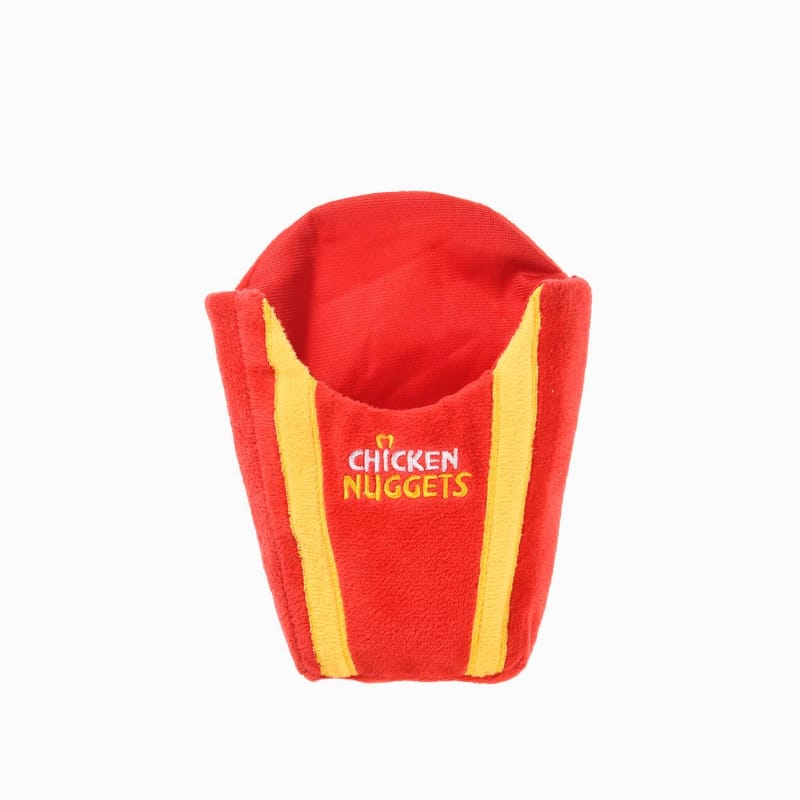 Hugsmart Products Inc dog toys Party Chicken Nuggies Interactive Plush Dog Toy Set - 4 Pc