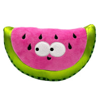 Huxley & Kent Dog Toys SM Fetchies Walter Melon Plush Squeak Dog Toy - 2 Sizes