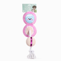Hugsmart Products Inc Dog Toys Makeup Collection Cushion Foundation Plush Squeaky Rope Dog Toy