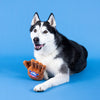 Catch You're Out Baseball Mitt Sports Plush Squeaky Dog Toy