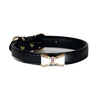 Barker's Bowtique - Home to Hip Doggie & Max's Closet Collars S / BLK Crystal Bow Pet Collar in Pink or Black