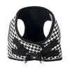 Barker's Bowtique Harnesses XXS Houndstooth Black & White Dog Harness Vest