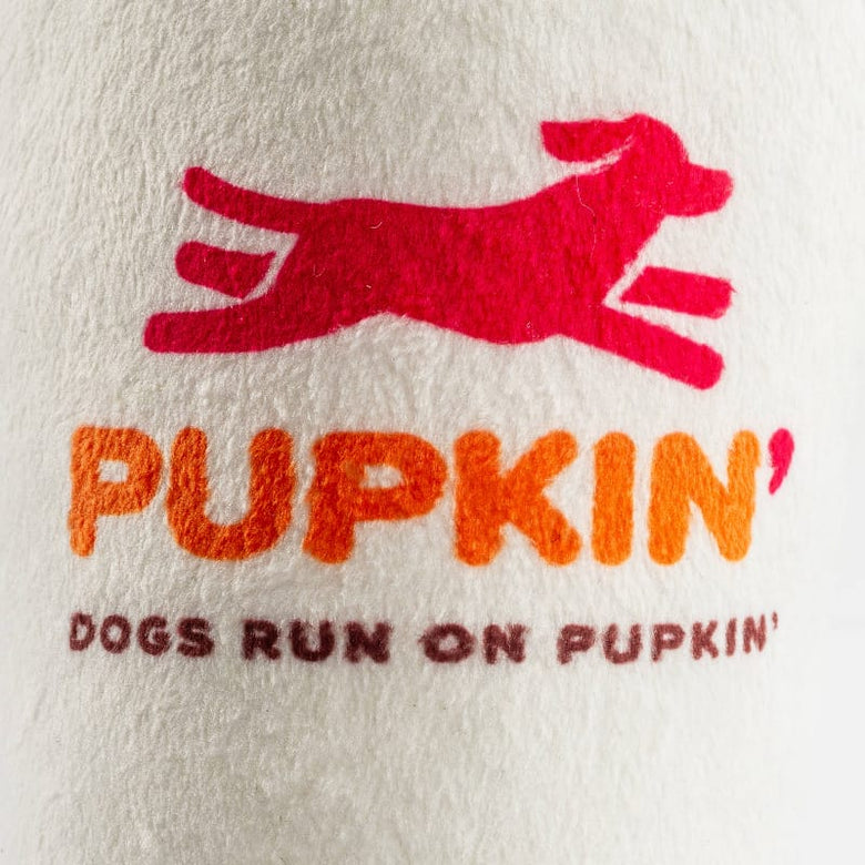 Haute Diggity Dog dog toys Pupkin' Donuts Hot Coffee Plush Dog Toy