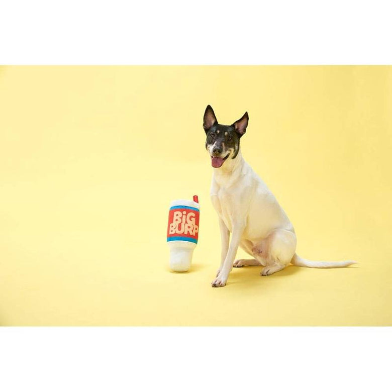 BARK dog toys Big Burp Slurp Plush Dog Toy