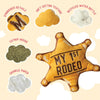 SnugArooz Cat Toys Kitty 1st Rodeo Western Star Badge Cat Toy