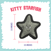 SnugArooz Cat Toys Kitty Starfish Cat Toy - 4"