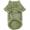 Doggie Design SWEATERS Moss Green Soft Warm Plush Dog Pullover
