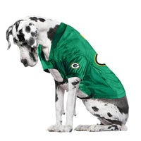 Little Earth Productions Dog Apparel Green Bay Packers Big Pet Stretch Dog Jersey