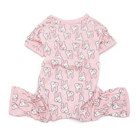 Dogo Pet Pajamas SM Pink Bunny Easter Spring Dog Jumper PJ's
