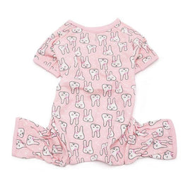 Dogo Pet Pajamas SM Pink Bunny Easter Spring Dog Jumper PJ's