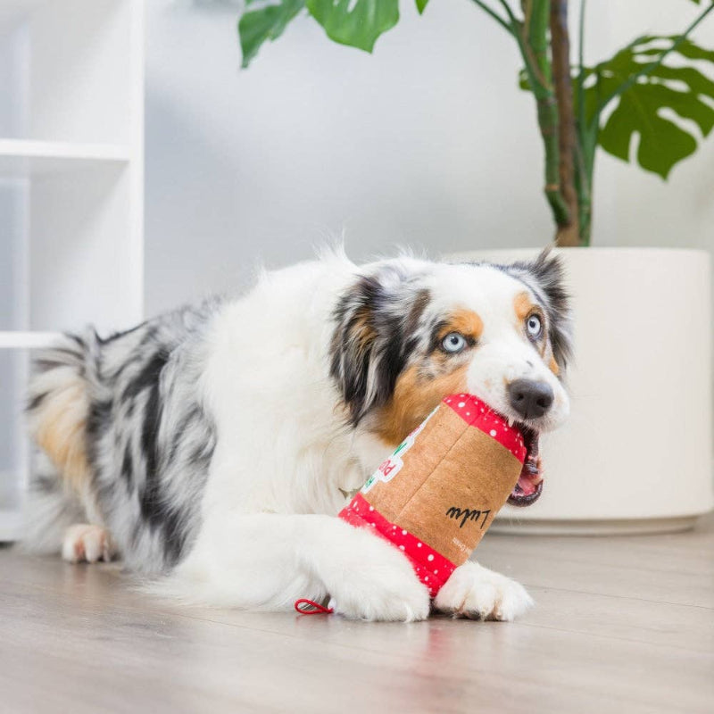 Huxley & Kent Huxley & Kent - Latte My Way Dog Toy (Double Sided): Large