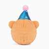 Yappy Birthday Party Teddy Bear Ball Plush Squeaky Dog Toy