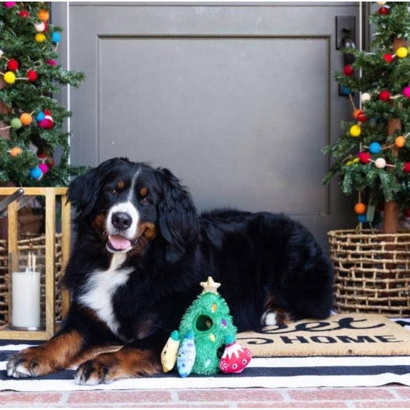 Pet Shop by Fringe Studio dog toys Christmas Tree Ready Set Glow Hide & Seek Interactive Dog Toy Set