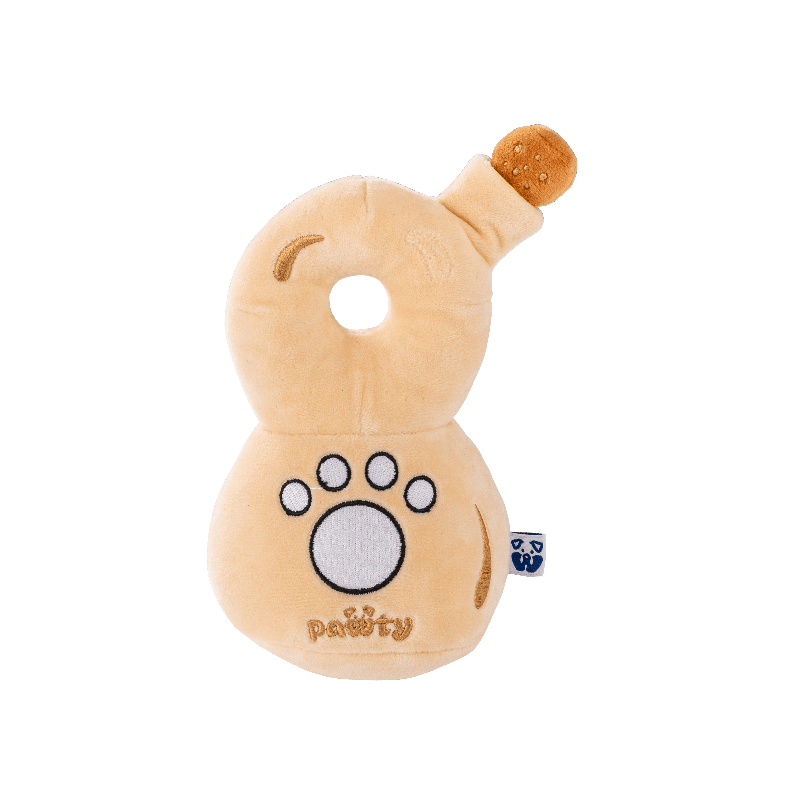 PAWTY Dog Toys dog toys Pawty 888 Bottle Plush Squeaky Dog Toy