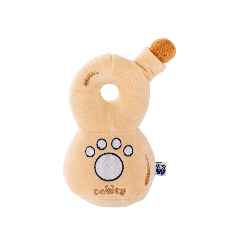 PAWTY Dog Toys dog toys Pawty 888 Bottle Plush Squeaky Dog Toy