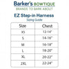 Barker's Bowtique Barker's Bowtique - Hip Doggie -  EZ Step-In Harness Vest - Brown: XXS