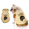 House of FurBaby Tee's Holiday Thanksgiving Gobble Til Ya Wobble Dog Tee Shirt
