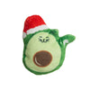 SnugArooz Cat Toys Kitty AvoCato with Santa Hat Cat Toy - 4"
