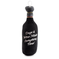 Haute Diggity Dog dog toys Woof Reserve Cabarknet Bottle Plush Dog Toy