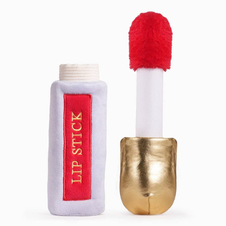 Hugsmart Products Inc Dog Toys Makeup Collection Lip Stick Plush Squeaky Dog Toy