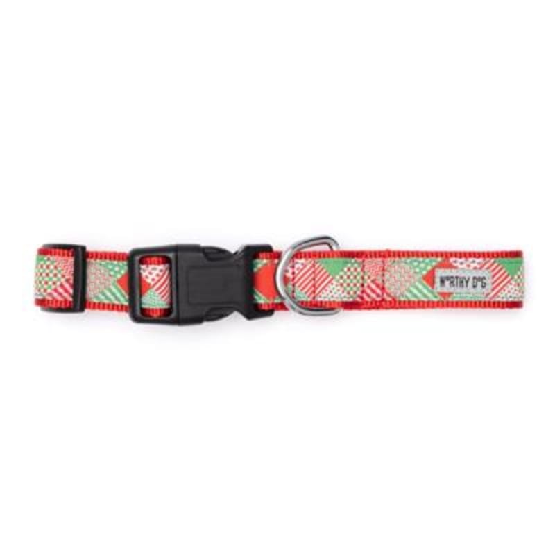 The Worthy Dog COLLARS Christmas Holiday Americana Dog Collar
