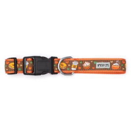 The Worthy Dog COLLARS Pumpkin Spice Fall Harvest Dog Collar