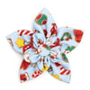 The Worthy Dog Collars S Cookies for Santa Paws Flower Christmas Holiday Pet Collar Attachment