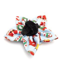 The Worthy Dog Collars Cookies for Santa Paws Flower Christmas Holiday Pet Collar Attachment