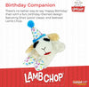 Lamb Chop w/ Birthday Hat Blue Plush Dog Toy - 10.5"