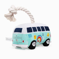 Hugsmart Products Inc Dog Toys Volkswagen Van Beach Rope Plush Squeaky Dog Toy