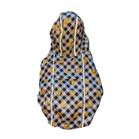 Yellow Ducks Reversible & Reflective Dog Raincoat