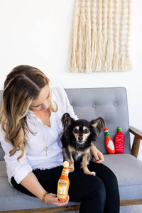 Hot Pupper Sauce Plush Squeaky Dog Toy Set - 3 Pc