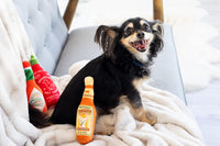 Hot Pupper Sauce Plush Squeaky Dog Toy Set - 3 Pc