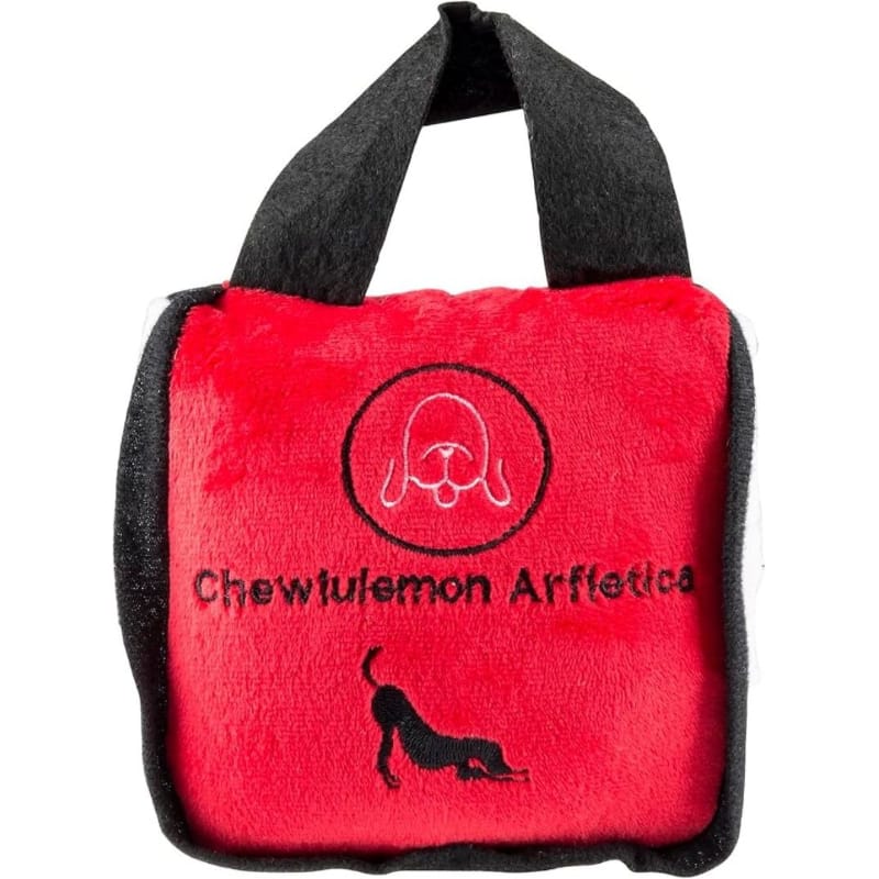 Haute Diggity Dog dog toys Chewlulemon Tote Bag Squeaker Plush Dog Toy