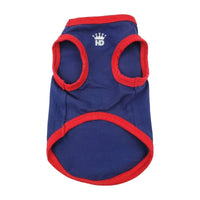 Barker's Bowtique Tee's Love Navy Dog Tank