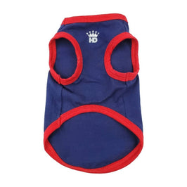 Barker's Bowtique Tee's Love Navy Dog Tank