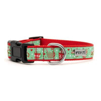The Worthy Dog Collars Holiday Lattes Festive Colors Dog Collar