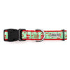 The Worthy Dog Collars Holiday Lattes Festive Colors Dog Collar