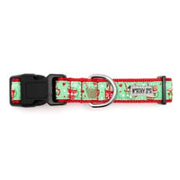 The Worthy Dog Collars Holiday Lattes Festive Colors Dog Collar