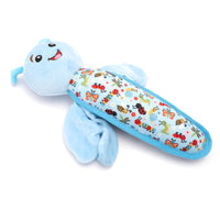 Blue Dragon Fly Spring Canvas Plush Wing Flapping Dog Toy