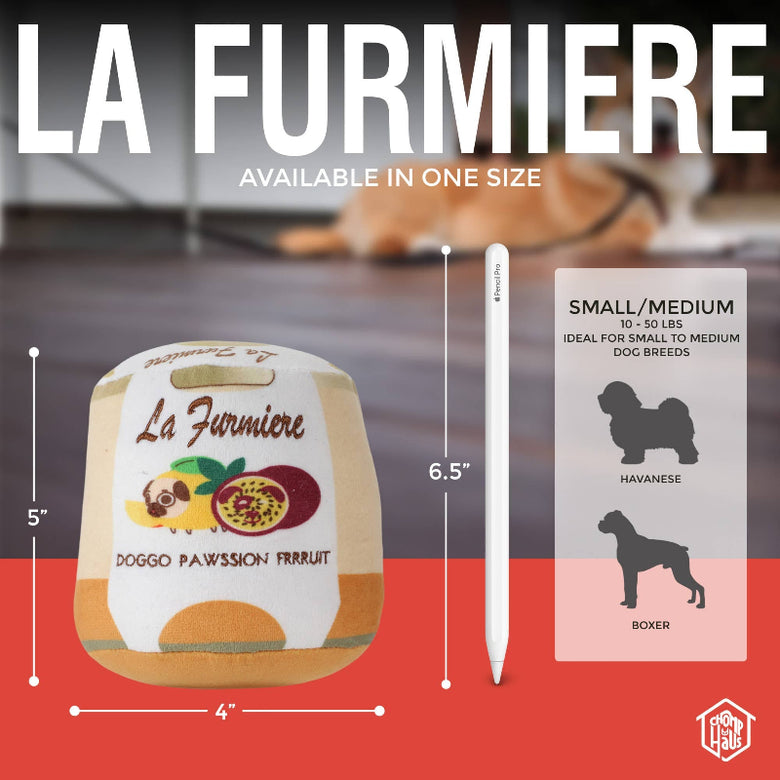 Chomp Haus Chomp Haus - La Furmiere – Plush Squeaky Designer Dog Toy
