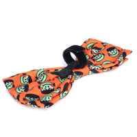 Halloween Season Orange Frank Bow Tie Pet Collar Attachment - 2 Sizes